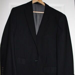 Pronto Uomo Black Sport Coat with Modern Tailoring